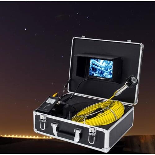 High Quality Professional Sewer Drain Pipe Inspection Camera System With 7 inch Monitor 20m Cable 23MM Camera Head