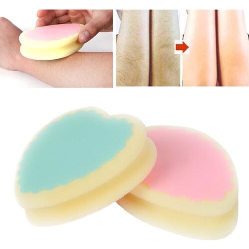 Magic Painless 3 Shapes Women Hair Removal Sponge Soft Cute Depilation Tools Skin Care Sponges Beauty Ladies Lovely