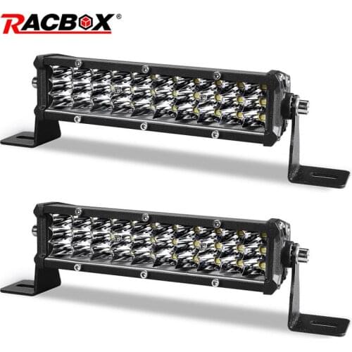 3 Row Slim LED Light Bar 7 Inch Spot Beam Spotlights LED Work Light Offroad Driving Fog Lights For LADA Truck ATV SUV 12V 24V