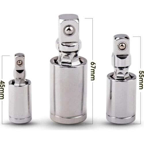 Wholesale Universal Joint 1/4 3/8 1/2 - Swivel Ratchet Wobble Tools Chrome Vanadium Steel