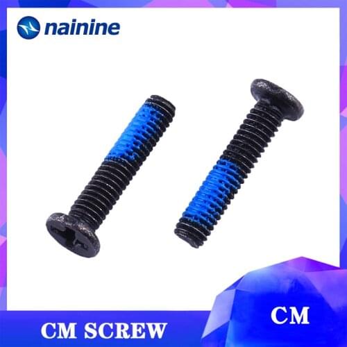 50Pcs M2 M2.5 M3 CM Screws Black Laptop Dispense Flat Head Screws SSD Solid State Disk Machine