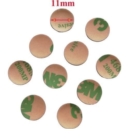 Top quality 500pcs 11mm car key logo sticker, car control key logo smart car key emblem