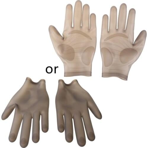 1 Pair Reusable DIY Crafts Safe Silicone Gloves for Epoxy Resin Casting Jewelry Making Mitten