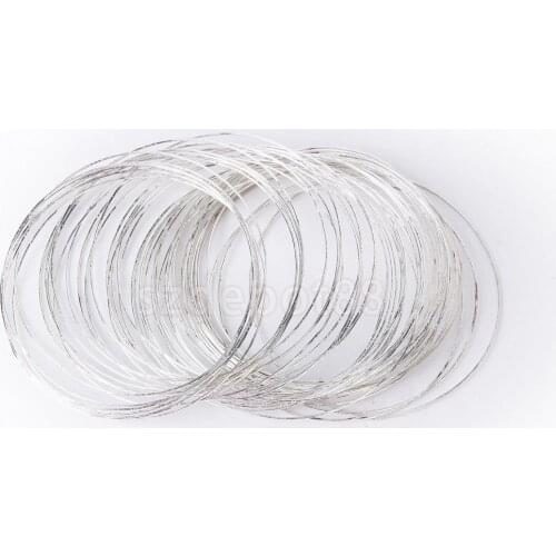 Bulk 50Pcs Fashion Silver Ultra Thin Hoop Bracelet Cuff Bangle Wristband