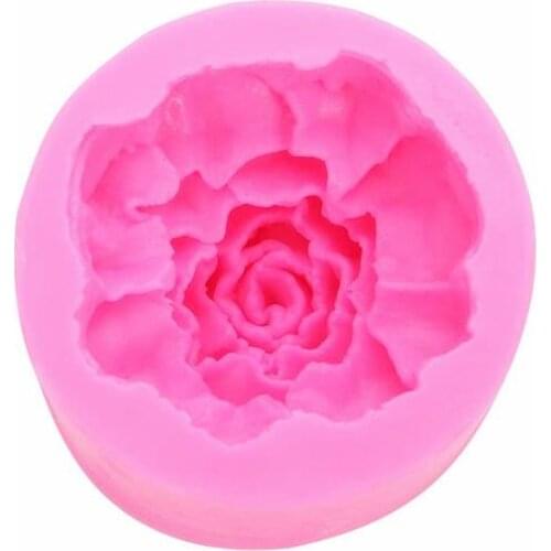 50pcs 3D Large Flowers Roses Soap Mould Chocolate Cake Decorating Tools DIY Baking Fondant Silicone Mold SN3959