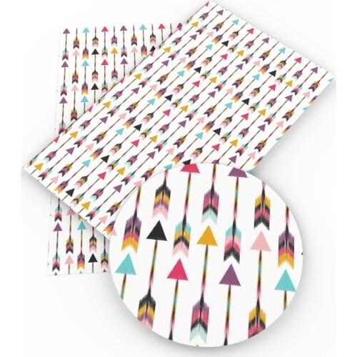 David accessories 20*33cm Rainbow Lemon Faux Synthetic Leather Fabric DIY Sewing Garment Hairbow Bags,1Yc3930