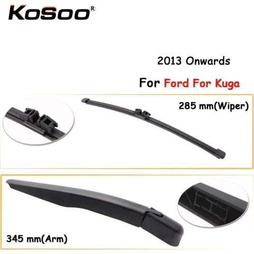 KOSOO Auto Rear Car Wiper Blade For Ford For Kuga,285mm 2013 Onwards Rear Window Windshield Wiper Blades Arm,Car Accessories