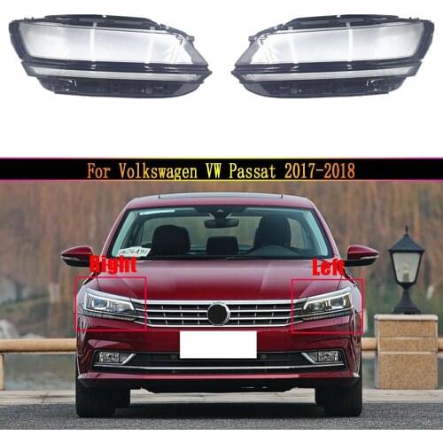 Car Headlamp Lens For Volkswagen VW Passat 2017 2018 Car Headlight cover Headlamp Lens Auto Shell Cover