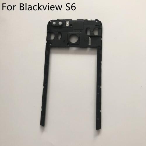 Used Back Frame Shell Case + Camera Glass Lens For Blackview S6 MT6737VWH Quad Core 5.7 Inch 18:9 HD 1440x720 Free Shipping