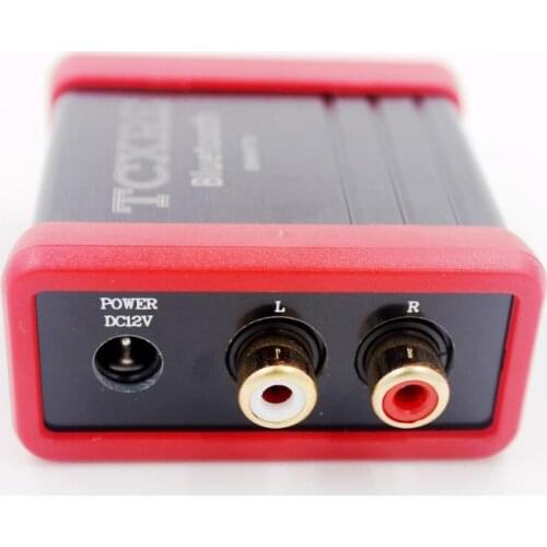 12V DC Wireless Bluetooth Audio Receiver Box RCA For Car Speaker Amplifier Modify