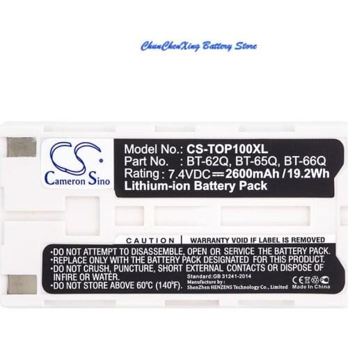 Cameron Sino 2200mAh Battery for Topcon FC-100,FC-120,FC-200,FC-2200,FC-2500,GMS-2,GPT-7000i,GPT-7500,GPT-7501,GPT-7502,GPT-9000
