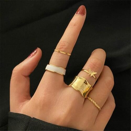 CHUHAN White Rings
