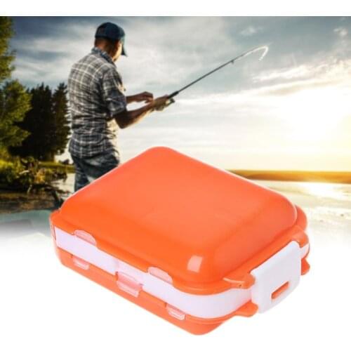 Hot Small fishing tool box fishing tackle bait bait spoon hook box accessory storage multifunctional three-layer fishing box