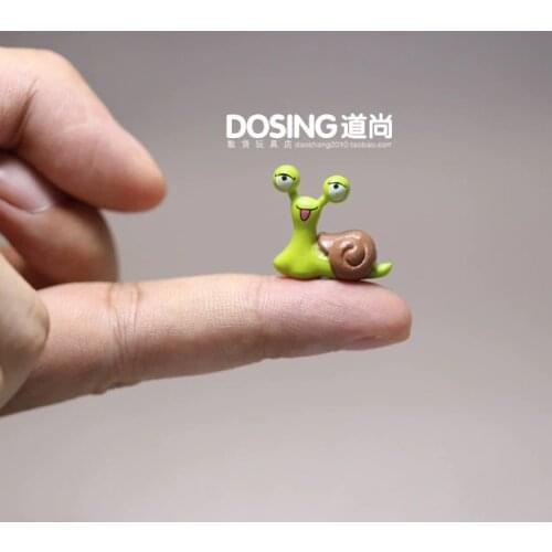 Miniature Simulation Animal Model Cute snail Collectible Figurine Cartoon snail Action Figures Toys Kids Doll Home Decor
