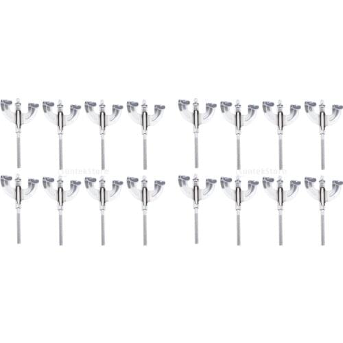 Set of 16 Classic Bass Drum Claw Hook And Tension Rods Drum Percussion