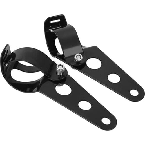 New Ear/Headlight Side Mount Modified Clamp Brackets Holder For Motorcycle Universal Motorbike Headlight Bracket