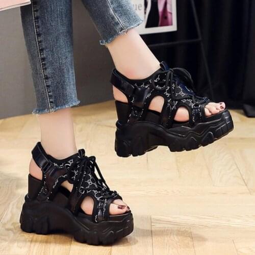 Wedges Sandals Women 2021 Casual Platform Shoes Fashion Open High Heels Ladies Sandal Outdoor Sport Chunky Beach Sandalias Mujer