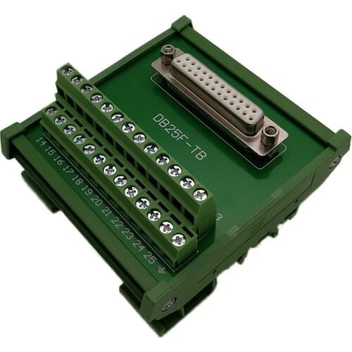 DB25F-TB DB25M-TB relay terminal block adapter board compatible with ADAM-3925 male and female optional