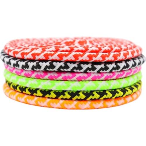 Coolstring 5MM Shoe Accessories Double Helix Polyester Round Cord Men Women Sneaker 2020 Laces White Black For Kids sznurówki