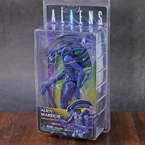 NECA Aliens Purple Alien Warrior Club Exclusive 2019 8" PVC Action Figure Collectible Model Toy