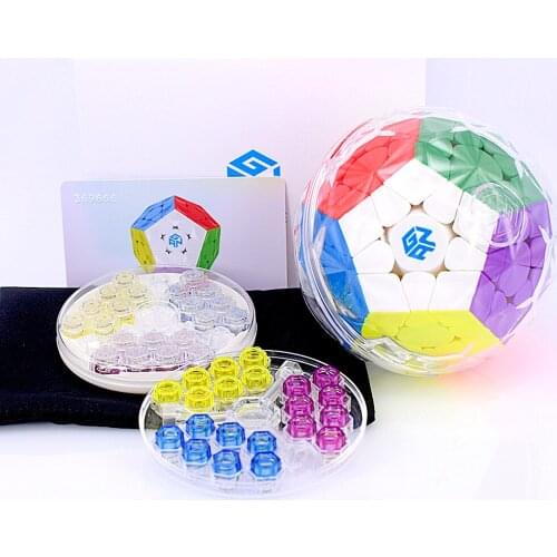 GAN 3X3 Magnetic Megaminxeds Cube GAN Magnetic 3x3x3 Magic Cube Gans 3x3x3 Cube 12 Sided Cube 3x3 Speed Megaminx Eds