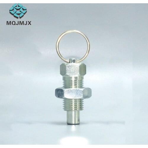 Screw Index Plungers Indexing Plunger Pin Ring Type with lock Galvanized M6 M12 M16