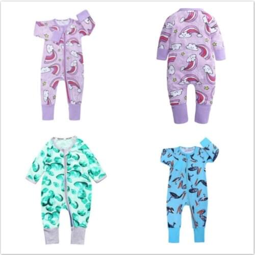 Baby Rompers Long Sleeve Jumpsuit Newborn Unisex Autumn Cotton Clothes For Boys Girls Outfits Infantil Costume Spring Wear 0-3T