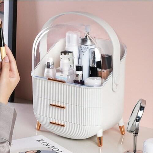 Cosmetic box makeup organizer organizer for jewelry accessories facial mask cream fashion makeup storage holder new arrival
