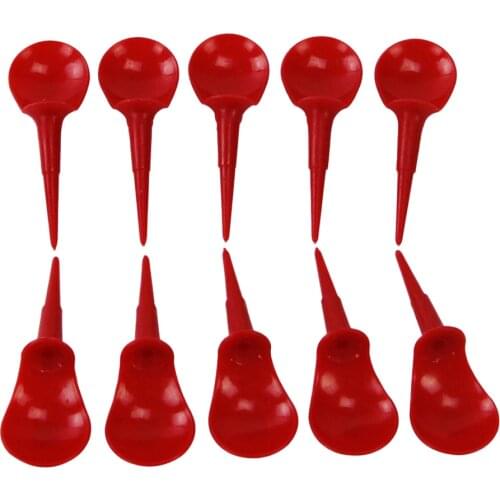 Lovoski 10x Anti-Slice 85mm/3.27 inch Golf Tees Ball Nails tep Down , Plastic Golf Tee Golf Accessories Red