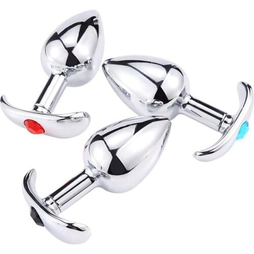 Sex shop Anal toys erotic Metal Anal Plug Butt Stimulation Prostate Massager Butt Plug Sex Toys for Women Men Erotic Sex Product