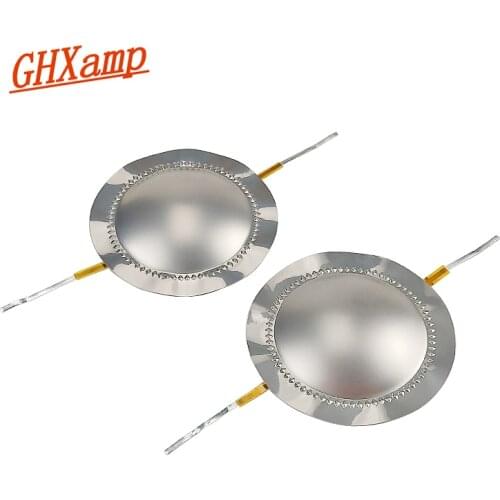 Low Dome 44.4mm Tweeter Voice Coil Imported Titanium Film 44.5 Core Coil 8OHM Height 7MM 2PCS