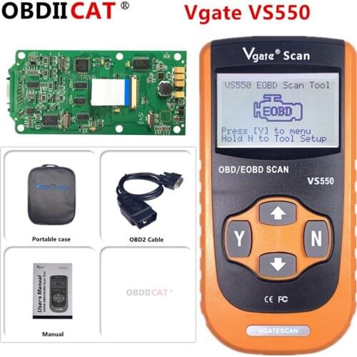 New Vgate VS550 OBD2 Car Diagnostic tool CAN EOBD/ODBII Diagnostic Tool VS 550 OBD 2 Car Diagnostic Scanner Better For ELM327