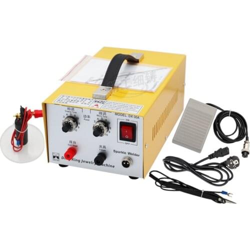 30A Jewelry Spot Welder Gold Silver Copper Ring Necklace Welding Machine Handheld Laser Pulse Touch Welder Welding Machine
