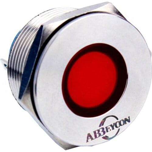 1pc 12 16 19 22mm Waterproof IP67 Metal LED Warning Indicator Light Signal Lamp Pilot Wire3V5V12V24V110V220V Screw Pin Terminal