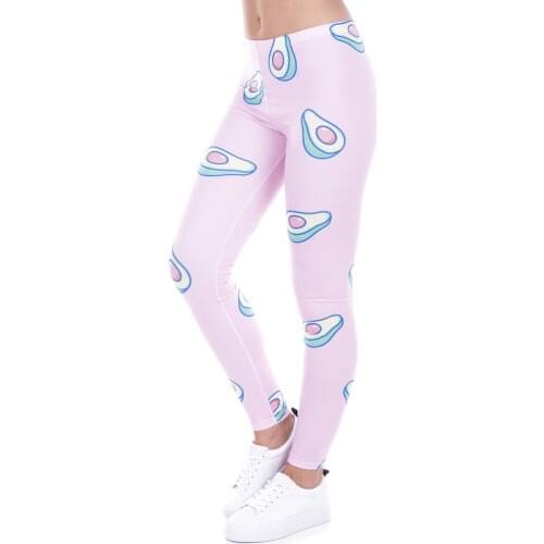 High Waist Women Pants Pink Leggins Sexy Slim Legins Brand Fashion Printed Women Legging 100% Brand New Leggings
