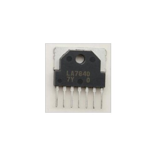 10PCS/lot LA7840 SIP-7 Field scan integrated circuit TV field block Color electric field output IC chip