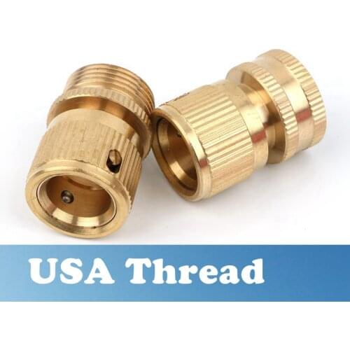 1pc NPT 3/4" Thread Garden Quick Connector USA Standard Thread Water Gun Adapter Garden Irrigation Watering Joints