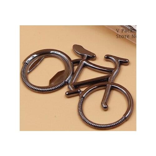 200pcs/lot Bicycle shape New Design Creative Love Wedding Favors Party Gifts alloy Bicycle type Beer Bottle Opener