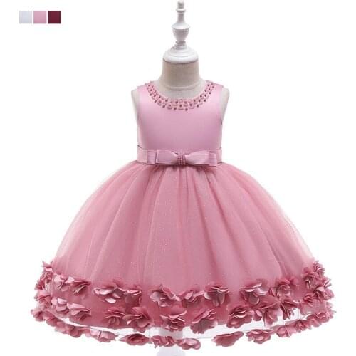2020 New Girl Dress Lace tutu Dress Clothing children birthday party summer Elegant evening Sleeveless dance dress wedding Dress