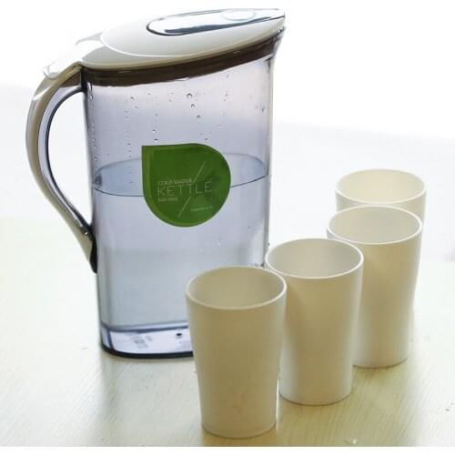 White Multifunctional Water Bottles Plastic Simple Water Bottle Kids School Lemonade Waterkoker Water Bottle 1500ml DD60WB