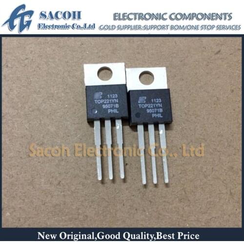 Free Shipping 10Pcs TOP221YN TOP221Y TOP222YN TOP223YN TO-220 Three-terminal Off-line PWM Switch