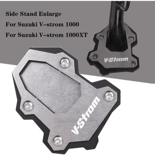 VSTROM Motorcycle Side Stand Enlarge Plate For Suzuki V-Strom 1000 DL1000 1000XT 2014 2015 2016 2017 2018 2019 Accessories