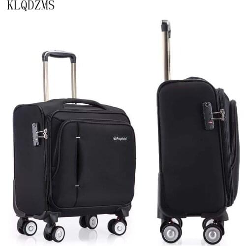 KLQDZMS Travel trolley Luggage 18inch Men Boarding box 24inch travel suitcase Oxford rolling luggage