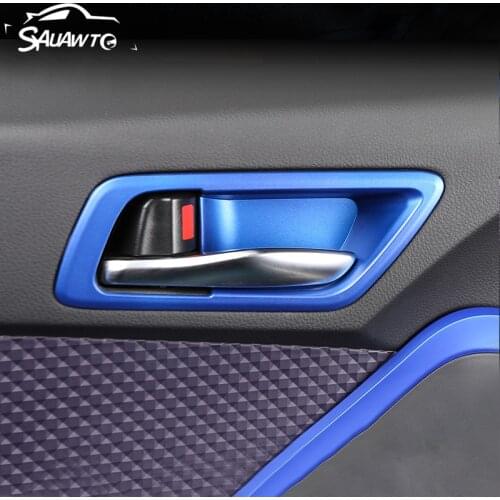 For Toyota C-HR CHR 2016 2017 2018 Carbon fiber Interior Door Handle Bowl Cover Trim Catch Frame Bezel Molding Garnish Surround