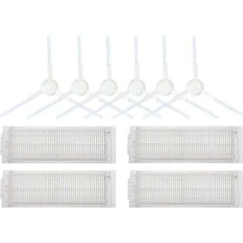 Washable Hepa Filter Main Brush Side Mop Cloth for Xiaomi LDS STYJ02YM Conga 3490 Viomi V2 PRO V3 Robot Vacuum Cleaner