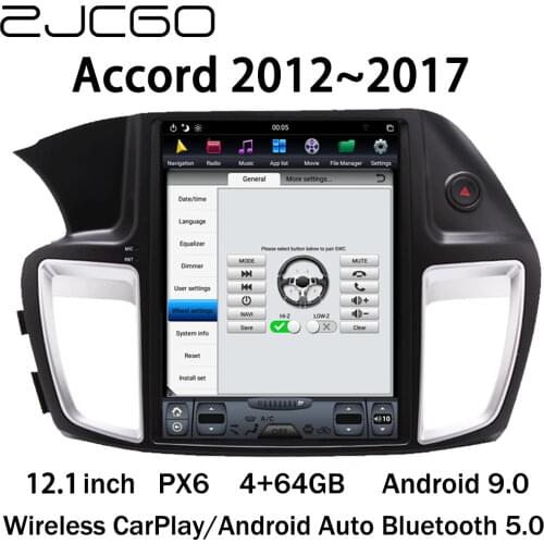 Car Multimedia Player Stereo GPS DVD Radio Navigation NAVI Android Screen Monitor for Honda Accord 2012 2013 2014 2015 2016 2017