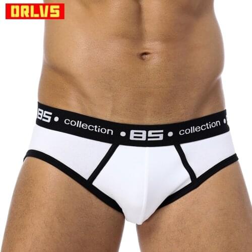 Brand Men Underwear Sexy Men Briefs Breathable Mens Slip Cueca Male Panties Underpants Briefs 7 colors B106