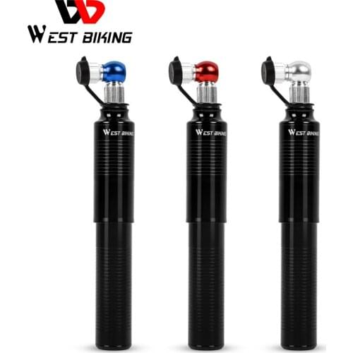 WEST BIKING Portable Bike Pump Cycling Bicycle Tire Lever Patch Repair Tools Set Presta Schrader Valve MTB Road Bike Hand Pump