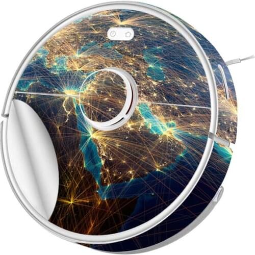 Provide Customized Custom Universe Cute Sticker for Roborock P50 P51 P55 Robot Robotic Vacuum Cleaner Skin Spare Parts