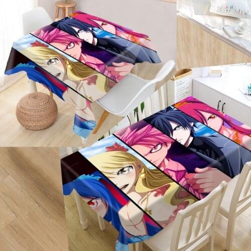 Fairy Tail 02 Anime Custom Table Cloth Oxford Fabric Rectangular Waterproof Oilproof Table Cover Family Party Tablecloth